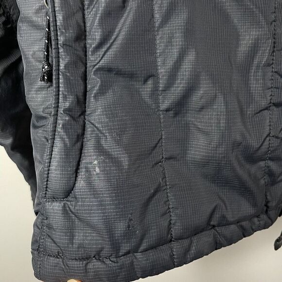 NORTH FACE Quilted Jacket Womens Small S Black Full Zip Lightweight Zip Pockets - Picture 5 of 13